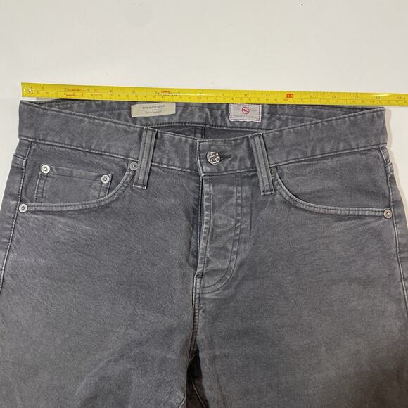 AG Adriano Goldschmied Men’s The Matchbox Slim Straight Black Denim Jeans 30x33 - Picture 8 of 10